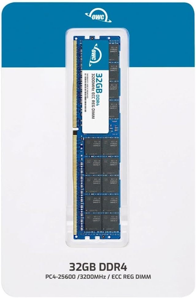 256GB (4x64GB) DDR4 3200MHz PC4-25600 CL22 2RX4 ECC Registered RDIMM 1.2V 288-pin Memory RAM Upgrade for Server