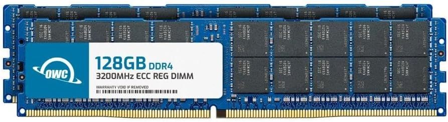 256GB (4x64GB) DDR4 3200MHz PC4-25600 CL22 2RX4 ECC Registered RDIMM 1.2V 288-pin Memory RAM Upgrade for Server