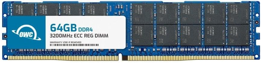 256GB (4x64GB) DDR4 3200MHz PC4-25600 CL22 2RX4 ECC Registered RDIMM 1.2V 288-pin Memory RAM Upgrade for Server