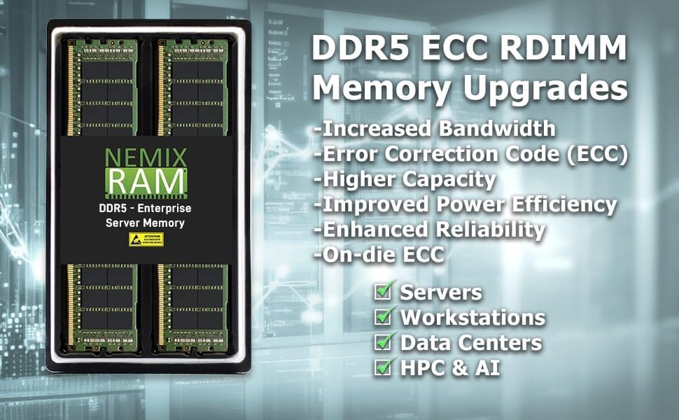 NEMIX RAM 4TB M.2 2280 Gen4 PCIe NVMe SSD Compatible with ASUS Pro WS WRX90E SAGE SE Workstation Motherboard