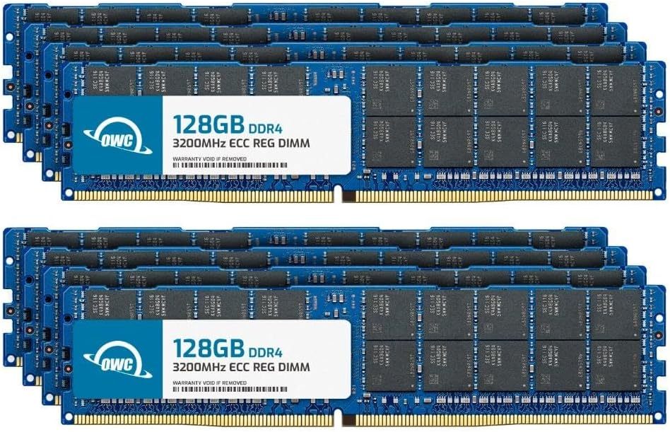 256GB (4x64GB) DDR4 3200MHz PC4-25600 CL22 2RX4 ECC Registered RDIMM 1.2V 288-pin Memory RAM Upgrade for Server
