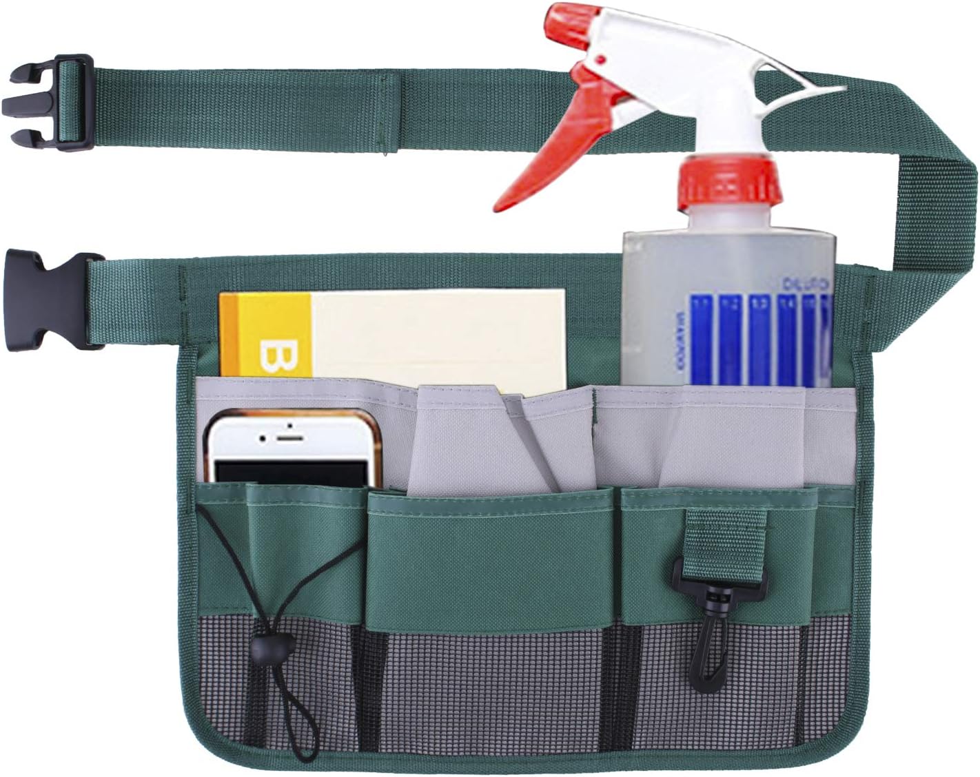 Geboor Gardening Tool Waist Bag Belt Heavy Duty Oxford Tool Apron with