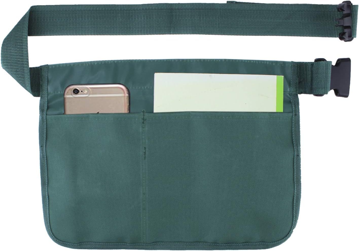 Geboor Gardening Tool Waist Bag Belt Heavy Duty Oxford Tool Apron with 7 Pockets of Different Sizes and Depth
