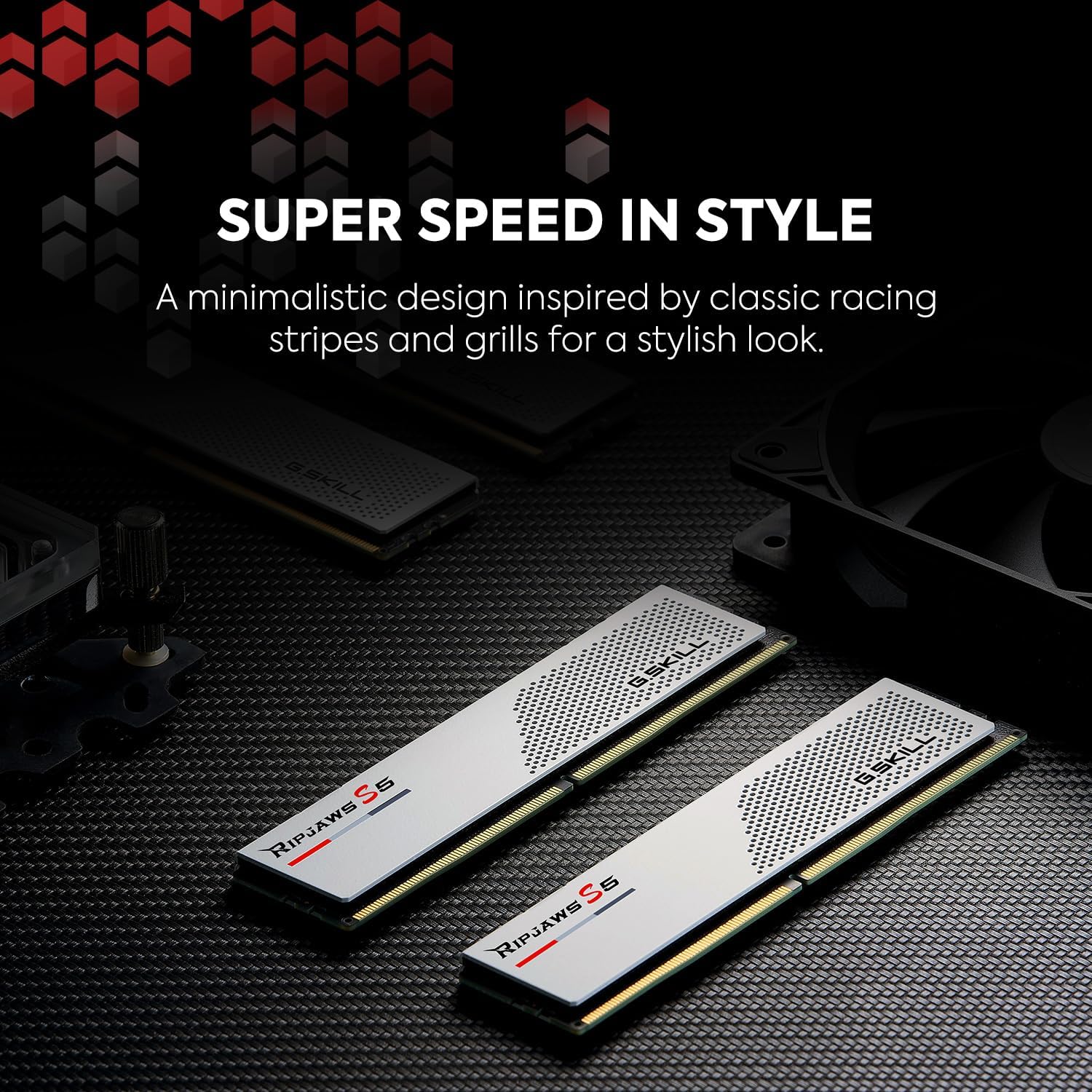 Ripjaws S5 Series (Intel XMP 3.0) DDR5 RAM 32GB (2x16GB) 6000MT/s CL36-36-36-96 1.35V Desktop Computer Memory UDIMM - Matte Black (F5-6000J3636F16GX2-RS5K)