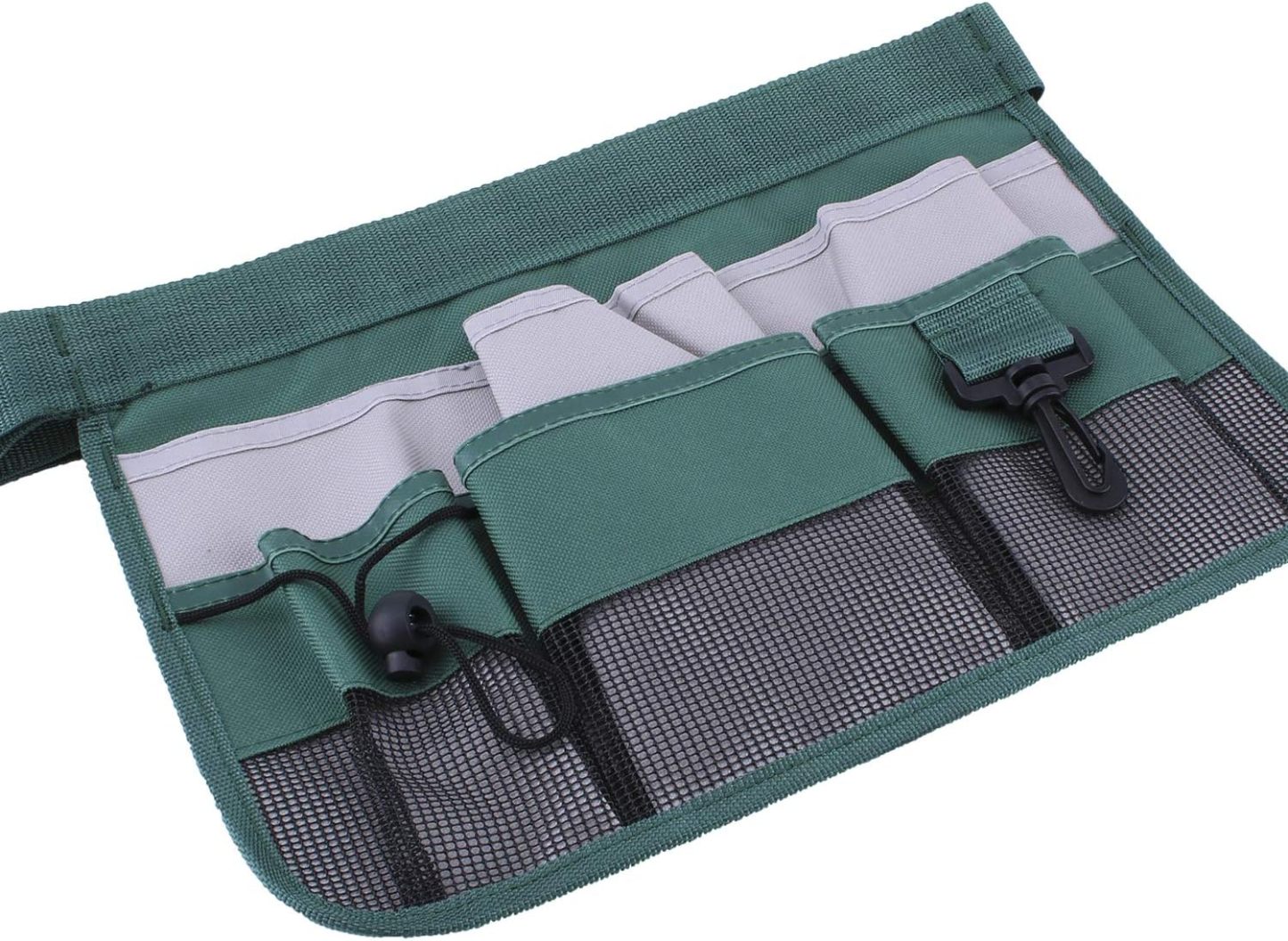 Geboor Gardening Tool Waist Bag Belt Heavy Duty Oxford Tool Apron with 7 Pockets of Different Sizes and Depth