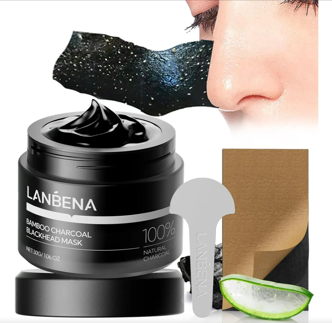 Lanbena 3.0 Máscara Facial Removedora De Cravos 30g Charcoal