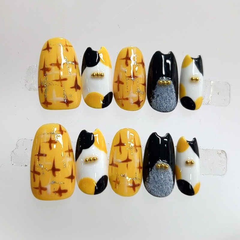 DANNOROLA ハンドメイド 3D 手塗り キュートな猫 ファッション アーマー着用 可愛いキャラクター