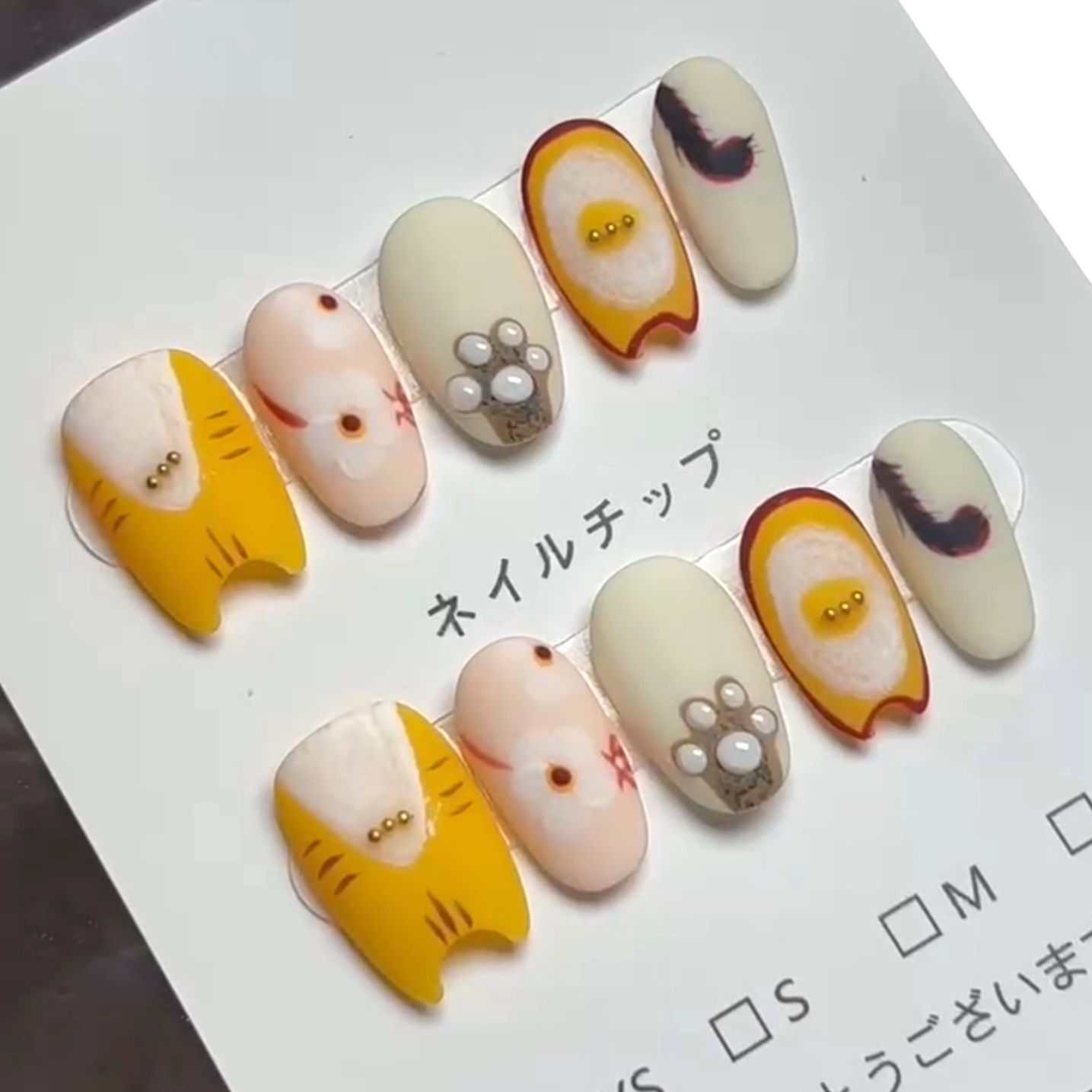 DANNOROLA ハンドメイド カートゥン キャットクロウ ワイルドキャット キャットガーデン 3D ギルデッド ダイヤモンドセット パール リボン 塗装 ネイルアート 外国貿易 フェイクネイル スライス 30枚 工場直売シリーズ 装着アーマー装飾アクセサリー スーパーキュート 装着アーマー取り外し可能