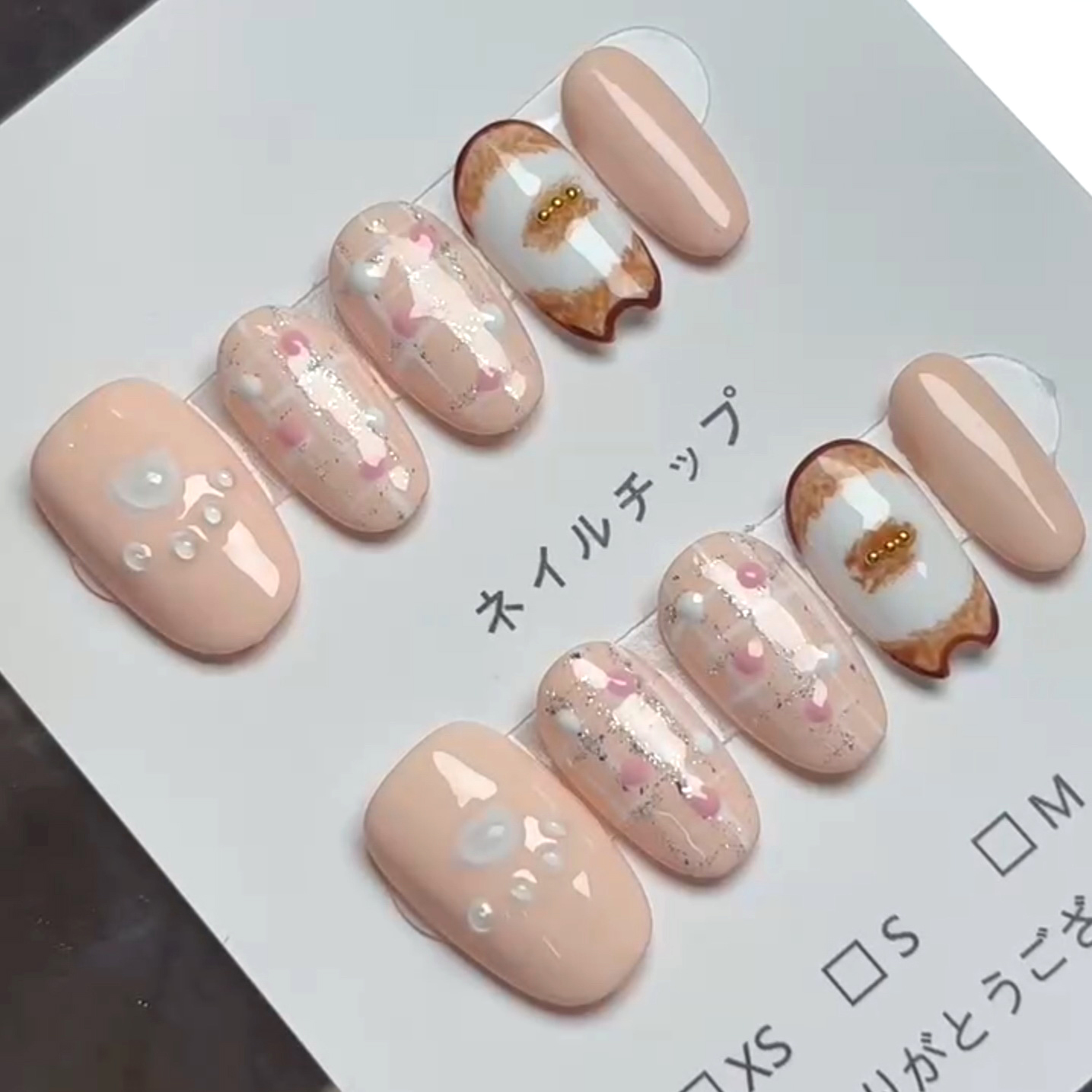 DANNOROLA ハンドメイド カートゥン キャットクロウ ワイルドキャット キャットガーデン 3D ギルデッド ダイヤモンドセット パール リボン 塗装 ネイルアート 外国貿易 フェイクネイル スライス 30枚 工場直売シリーズ 装着アーマー装飾アクセサリー スーパーキュート 装着アーマー取り外し可能