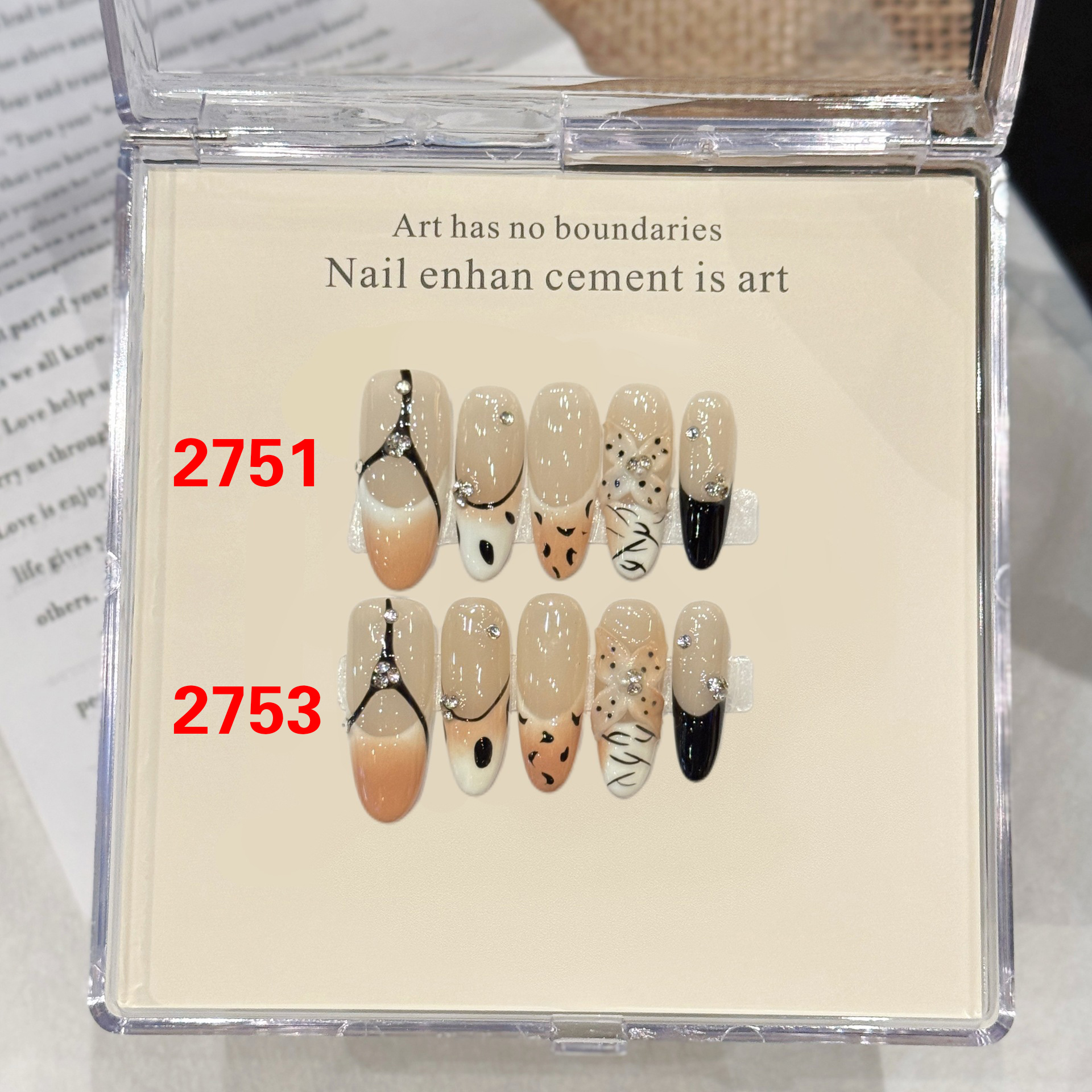 DANNOROLA  ネイルチップ 2751 / 2753