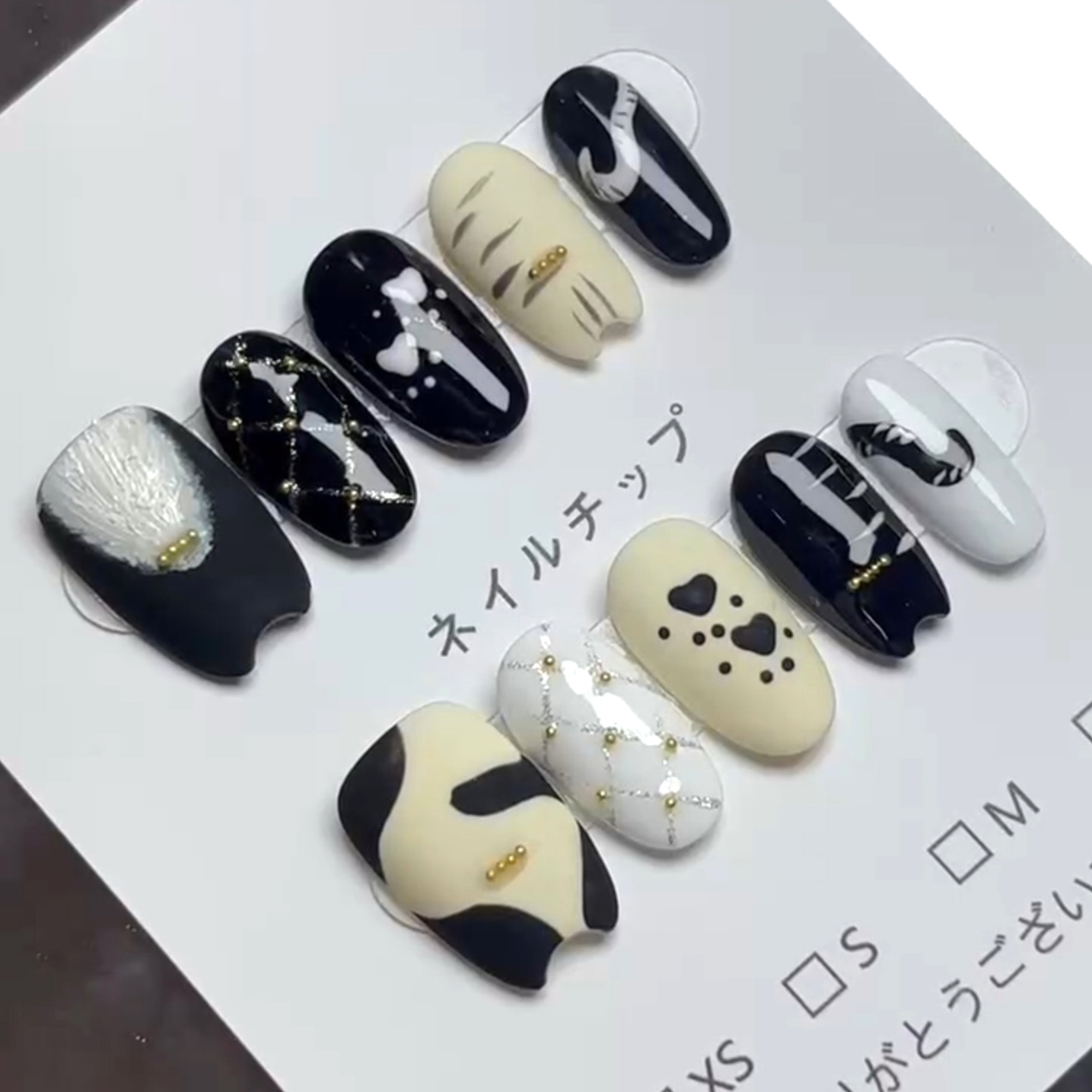 DANNOROLA ハンドメイド 猫の爪 Wildcat シリーズ 装甲アクセサリー 超かわいい 取り外し可能