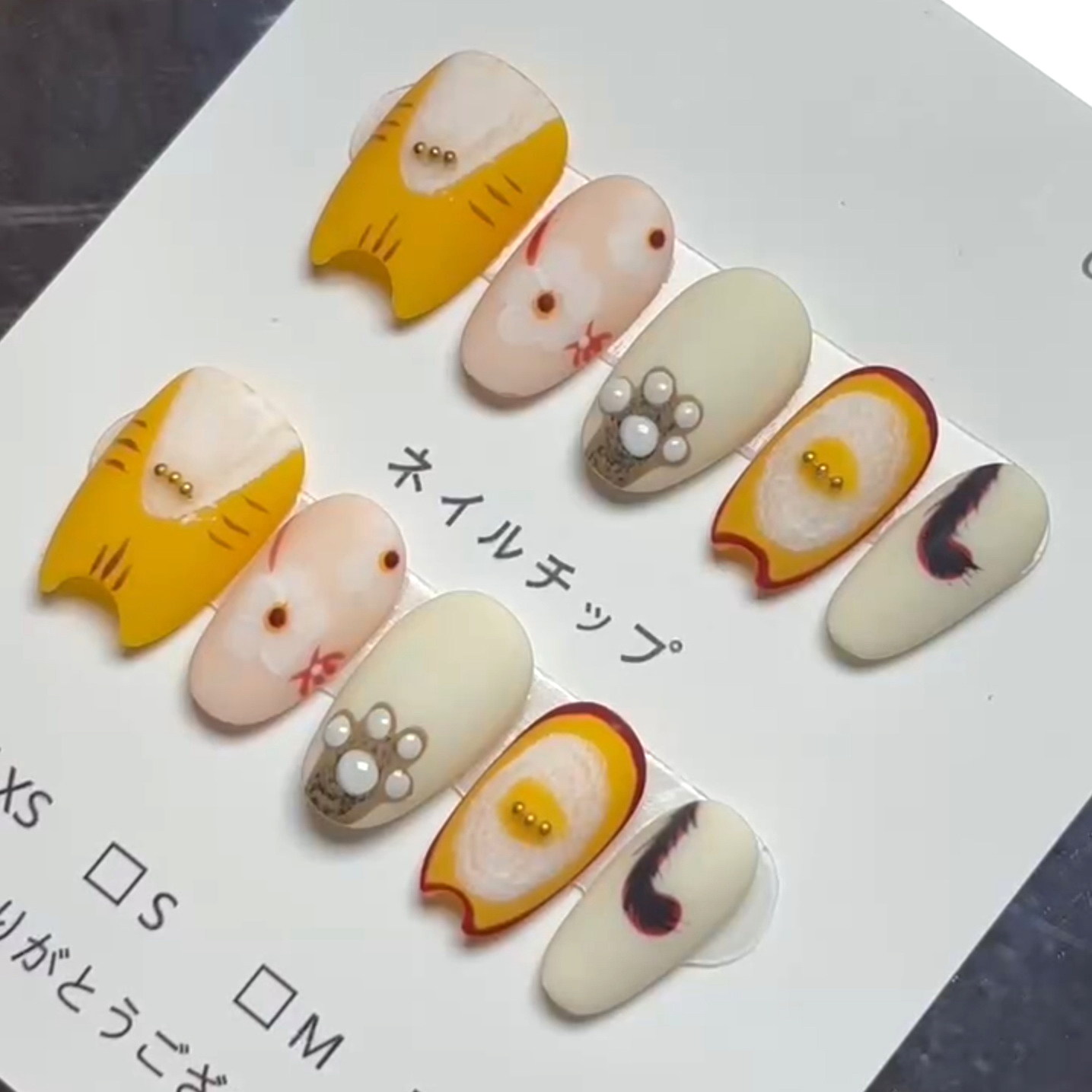 DANNOROLA ハンドメイド カートゥン キャットクロウ ワイルドキャット キャットガーデン 3D ギルデッド ダイヤモンドセット パール リボン 塗装 ネイルアート 外国貿易 フェイクネイル スライス 30枚 工場直売シリーズ 装着アーマー装飾アクセサリー スーパーキュート 装着アーマー取り外し可能