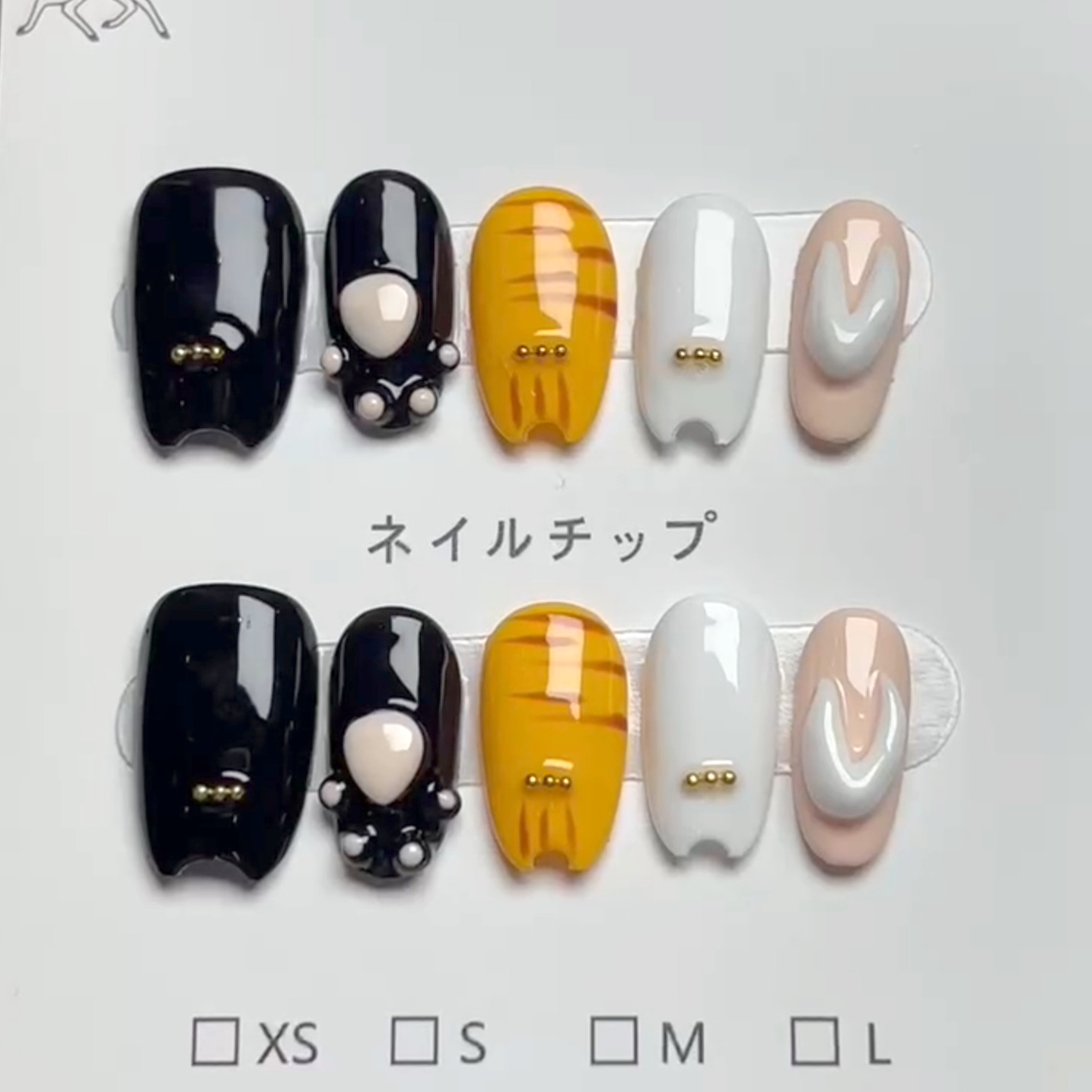 DANNOROLA ハンドメイド カートゥン キャットクロウ ワイルドキャット キャットガーデン 3D ギルデッド ダイヤモンドセット パール リボン 塗装 ネイルアート 外国貿易 フェイクネイル スライス 30枚 工場直売シリーズ 装着アーマー装飾アクセサリー スーパーキュート 装着アーマー取り外し可能