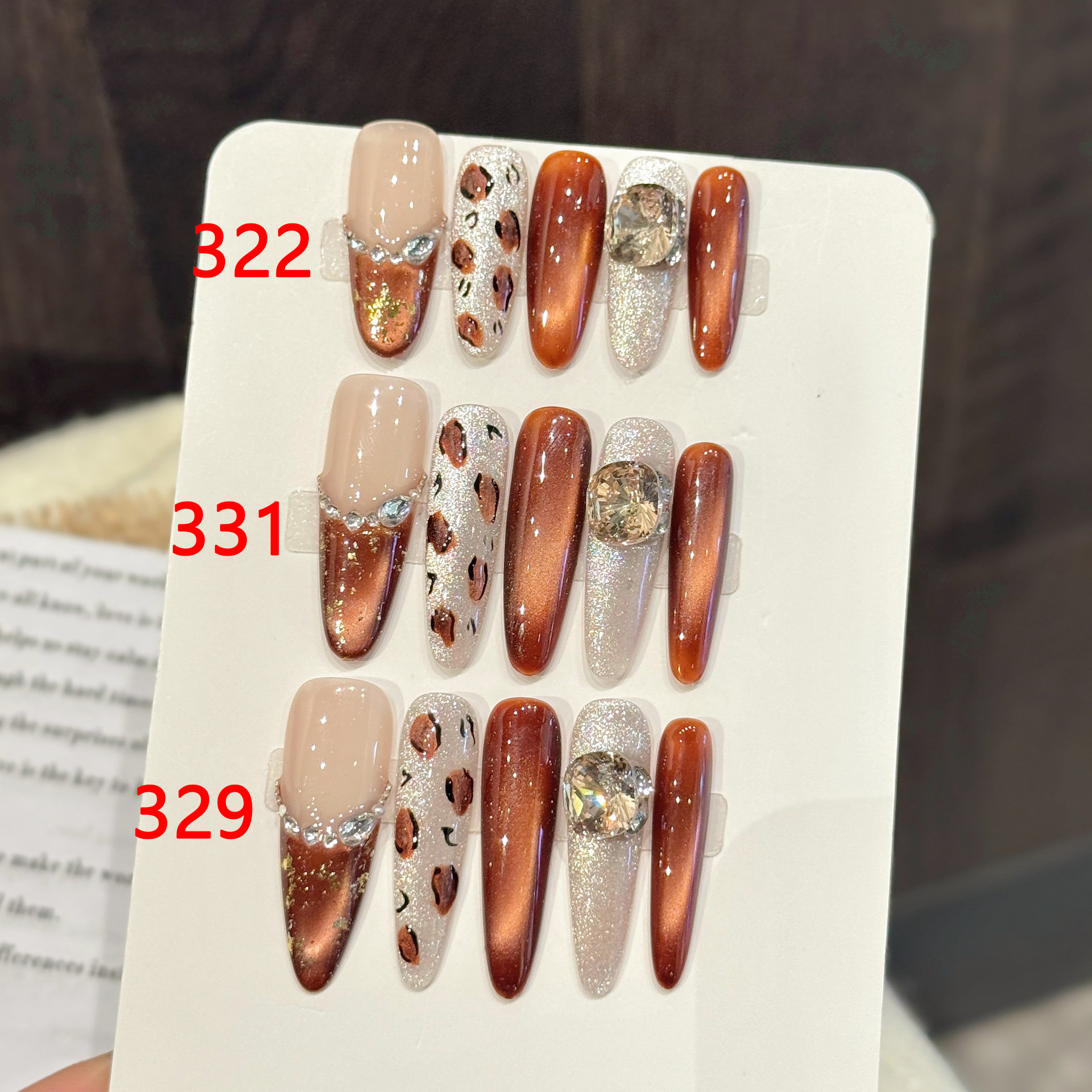 DANNOROLA  ネイルチップ 322 / 331 / 329