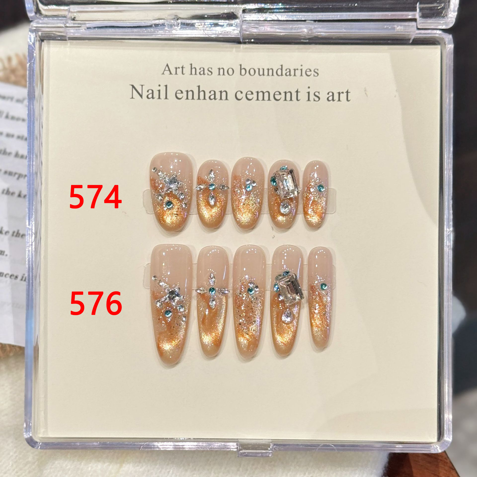 DANNOROLA  ネイルチップ 574 / 576