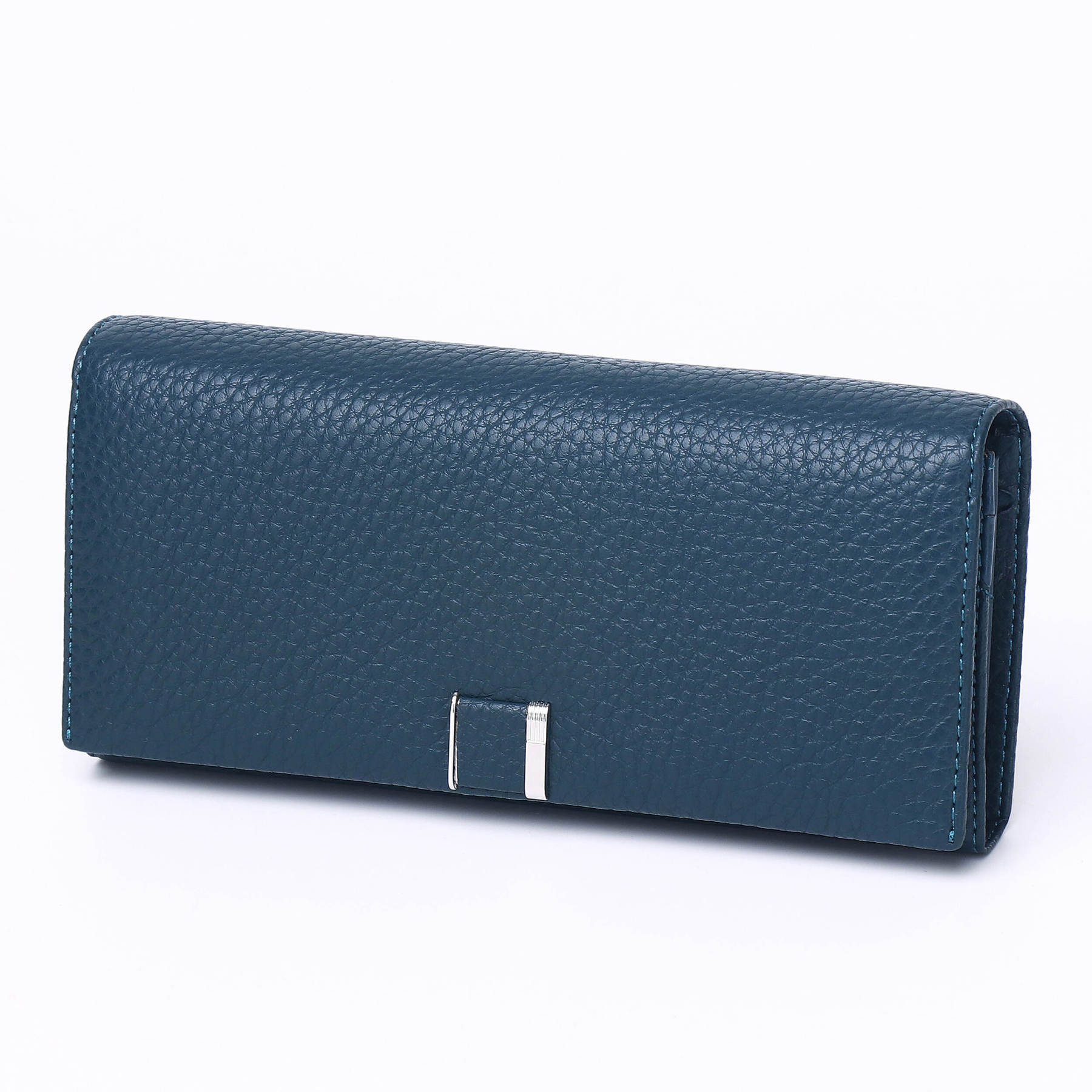 iWallet皮料五金翻盖长款