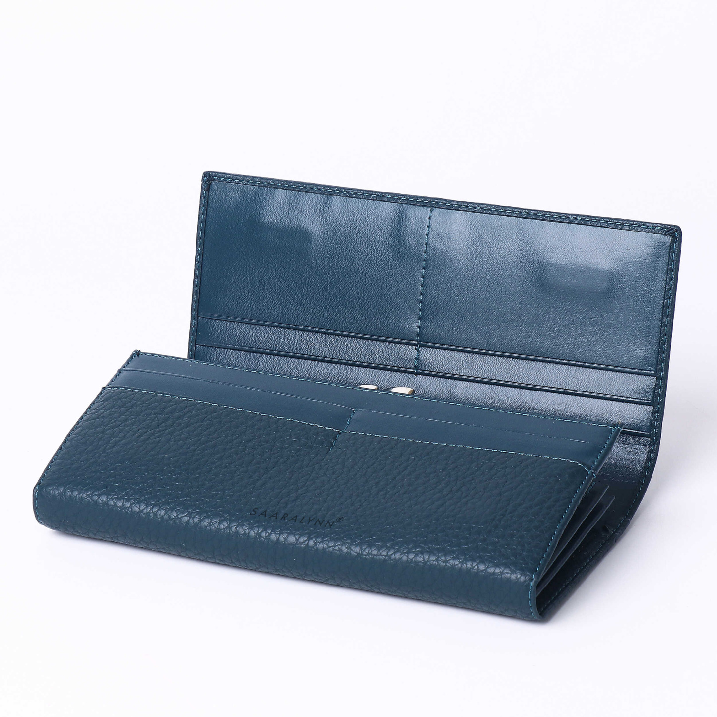 iWallet皮料五金翻盖长款