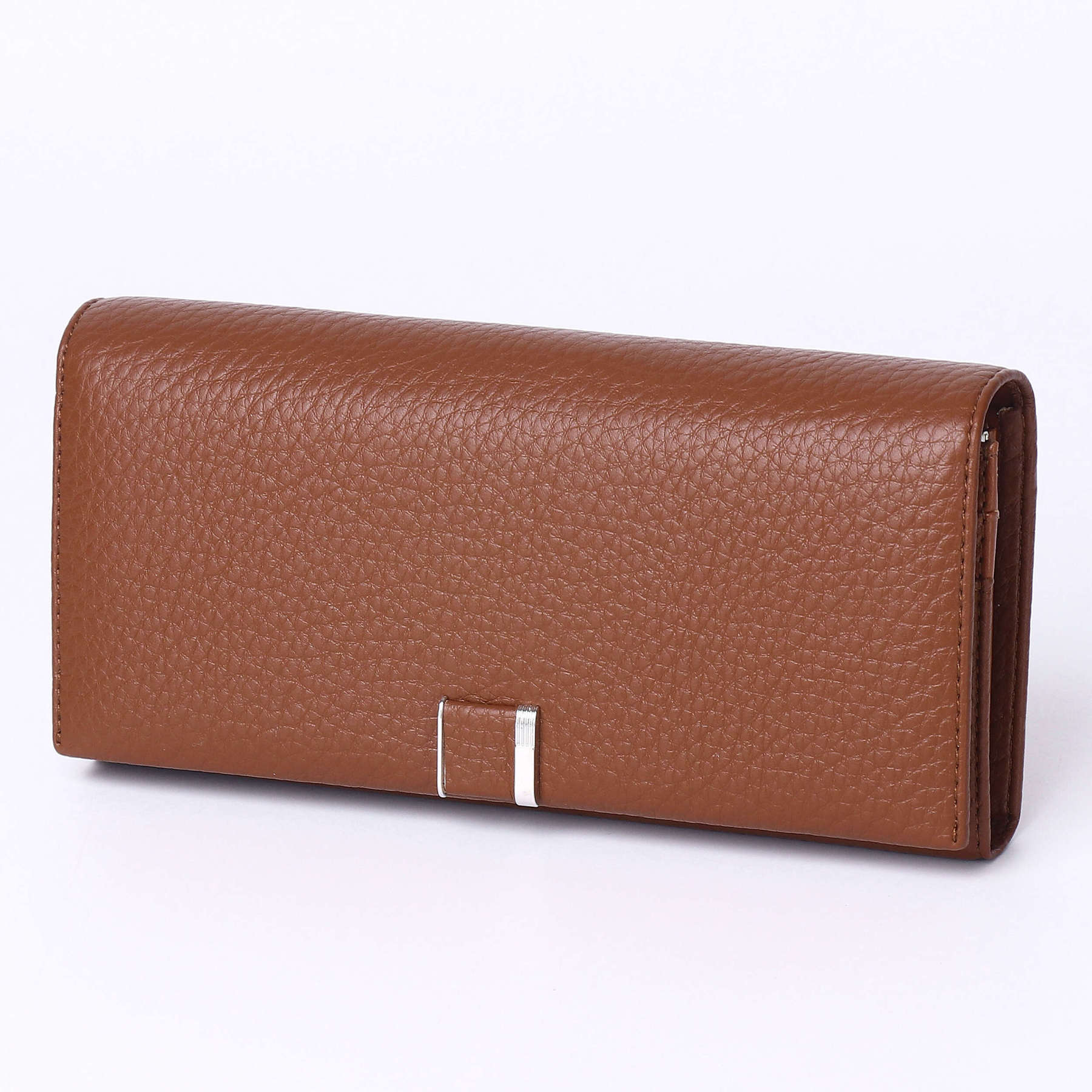 iWallet皮料五金翻盖长款