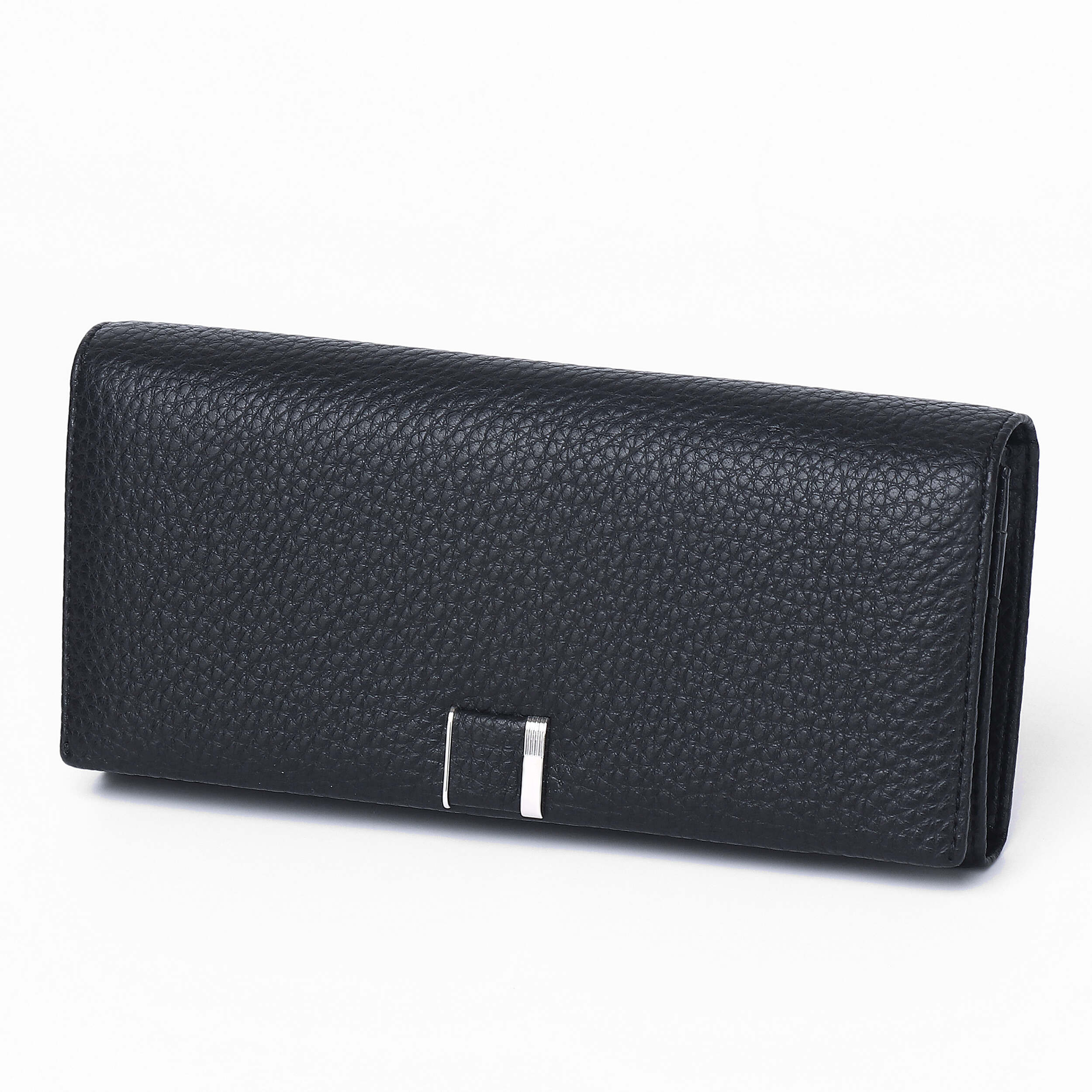 iWallet皮料五金翻盖长款