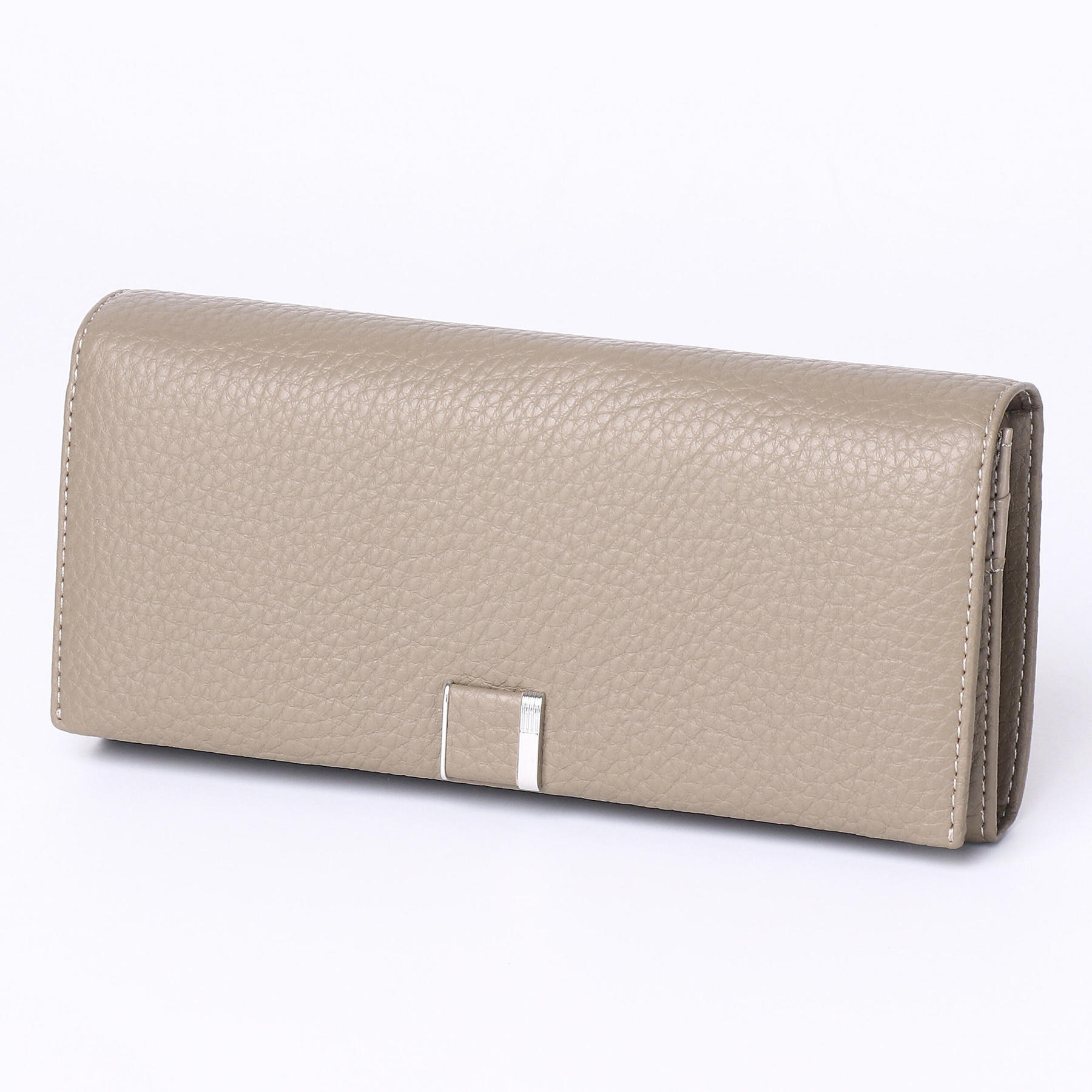 iWallet皮料五金翻盖长款