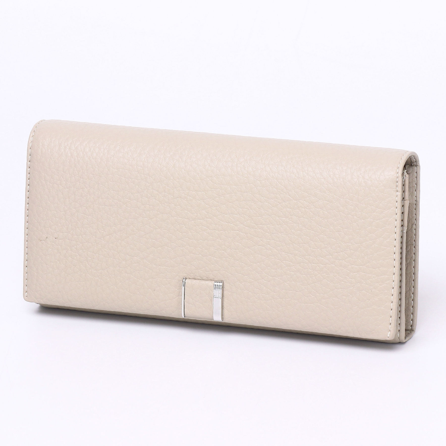 iWallet皮料五金翻盖长款