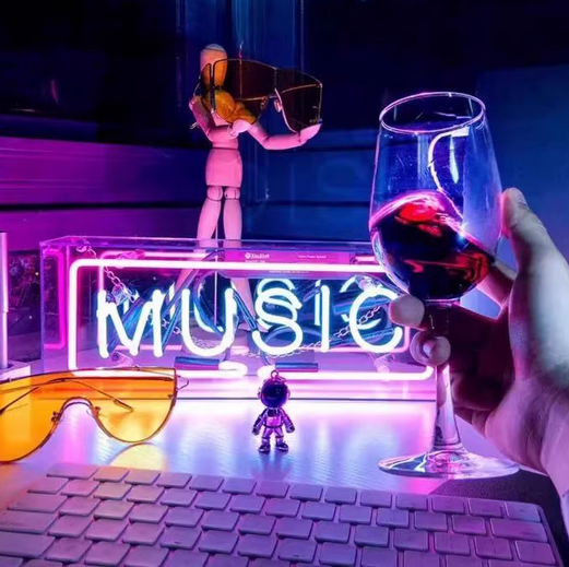 訂製壓克力盒霓虹燈工作室店鋪裝飾訂製文字