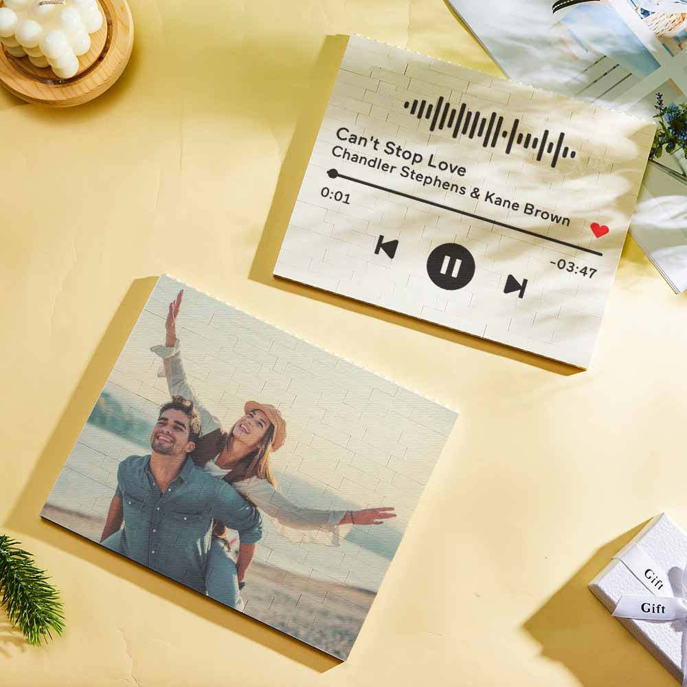 音樂個性化積木拼圖相框 - PhotoMoonLampTW