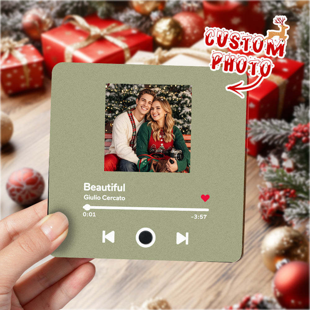 個性相簿冰箱貼音樂牆照片貼紙無需手機即可播放的音樂動感音樂冰箱貼紙pro可播放歌曲