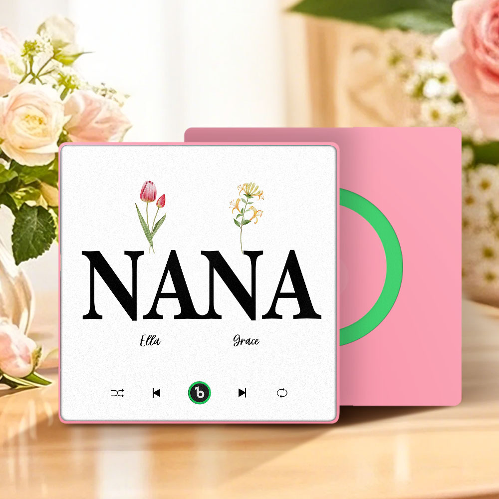 母親節禮物 客製化音樂冰箱貼紙 彩色相框專輯冰箱貼 音樂牆貼 可播放歌曲 送給媽媽的禮物 - PhotoMoonLampTW