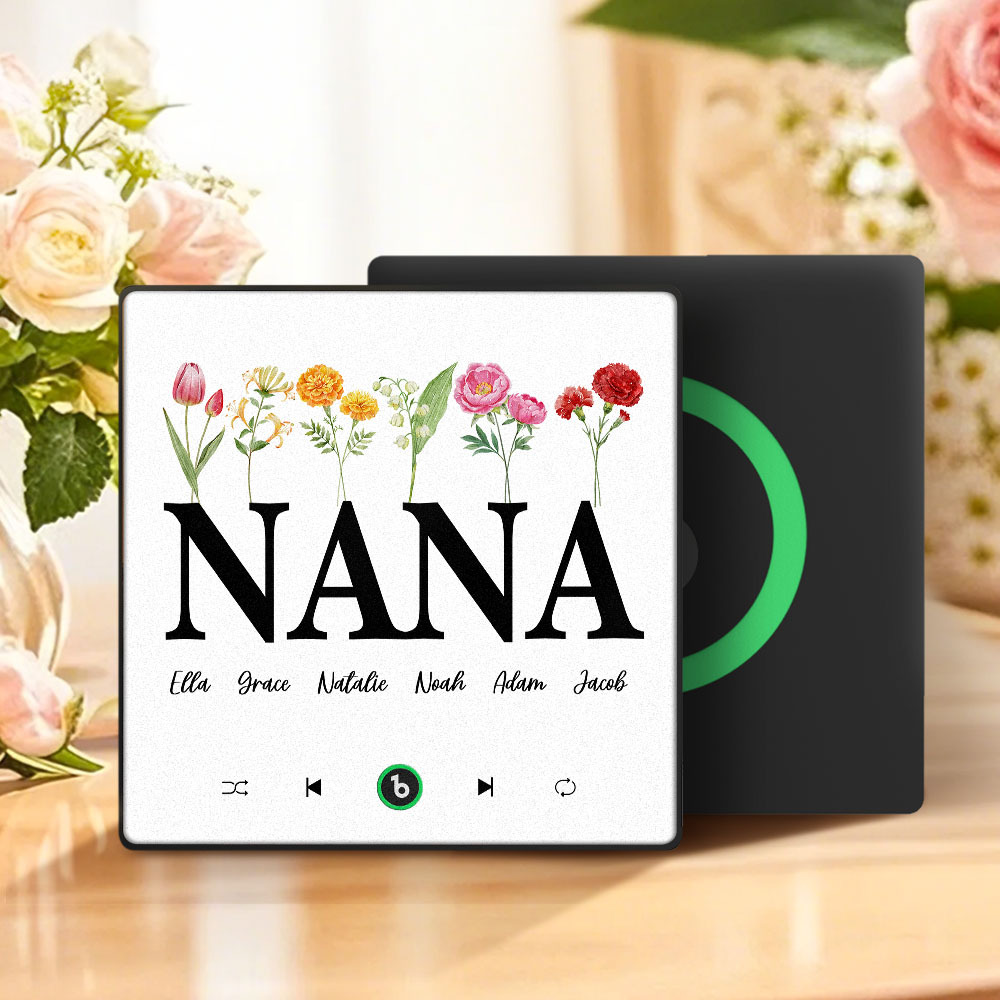 母親節禮物 客製化音樂冰箱貼紙 彩色相框專輯冰箱貼 音樂牆貼 可播放歌曲 送給媽媽的禮物 - PhotoMoonLampTW