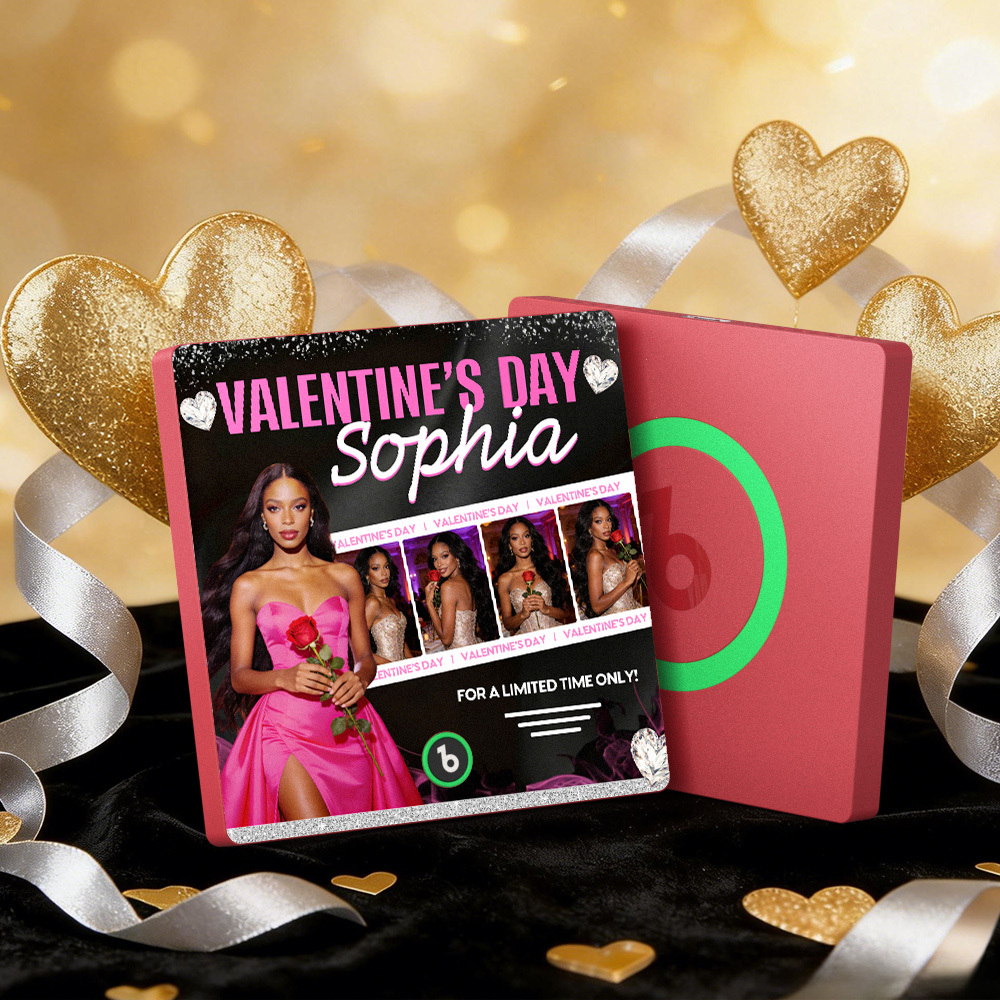 客製化音樂冰箱貼 彩色相框專輯冰箱貼 可播放歌曲 情人節禮物 - PhotoMoonLampTW