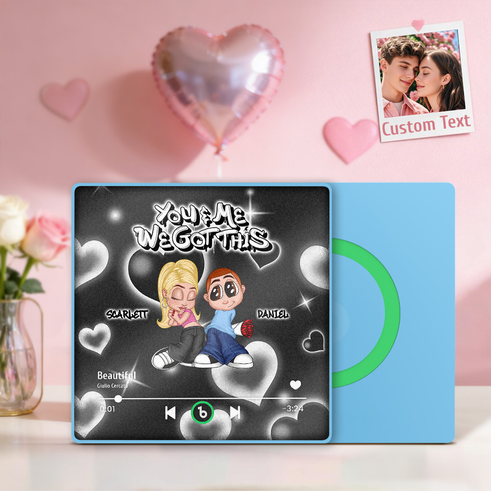 訂製y2k風格音樂播放器冰箱貼,可個性化訂製文字,可客製化音樂冰箱貼,可個性化客製化名字,情侶禮物. - PhotoMoonLampTW