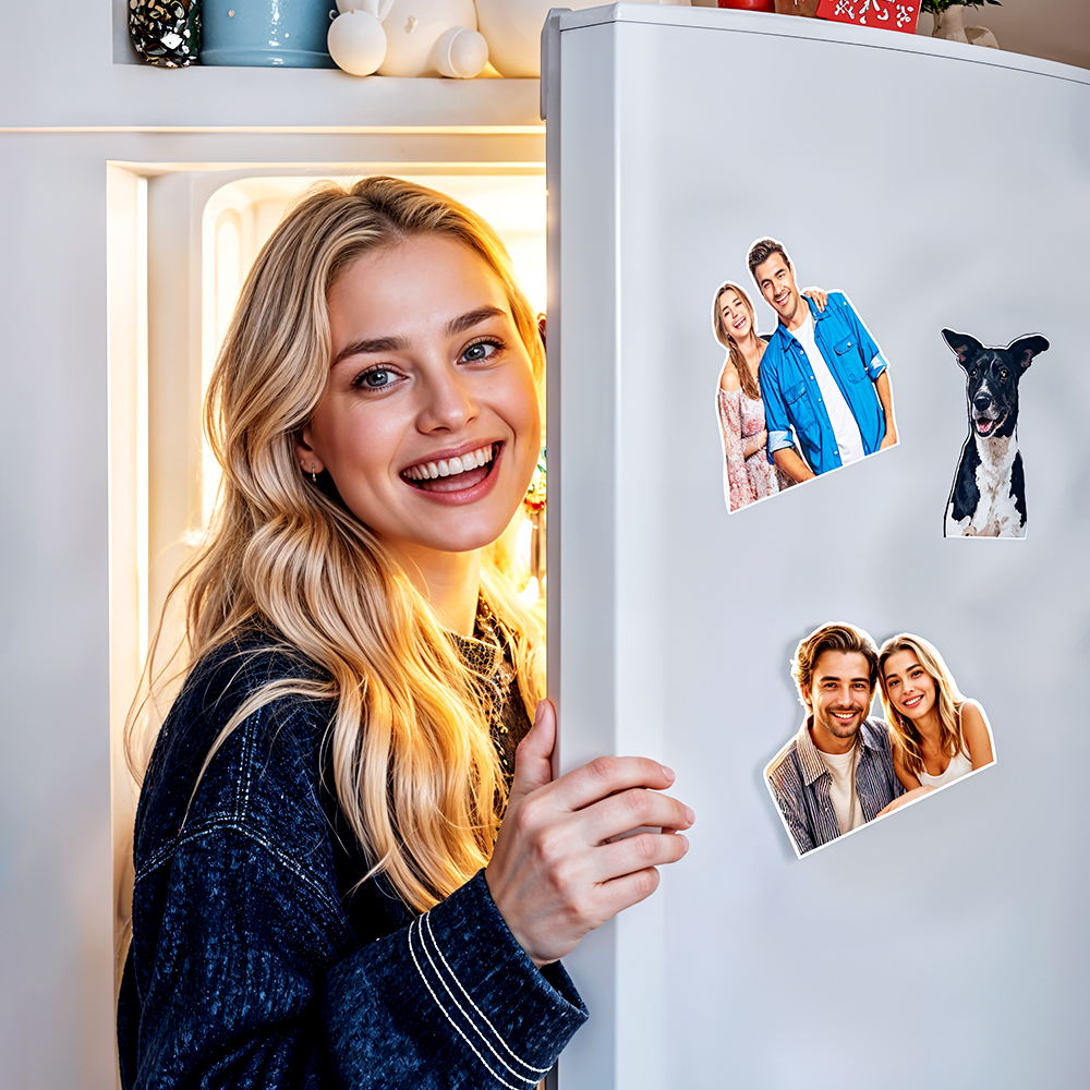 最佳客製化高品質冰箱貼 - 磁性照片禮品,保存您最美好的節日照片 - PhotoMoonLampTW