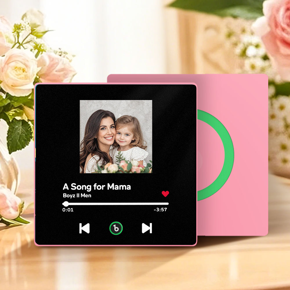 母親節禮物 音樂冰箱貼 全新4.0升級版 音樂牆貼照片貼紙 無需手機即可播放音樂 多種款式 送給媽媽的禮物 - PhotoMoonLampTW