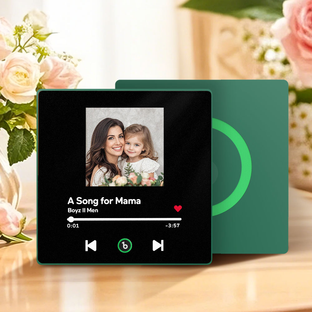 母親節禮物 音樂冰箱貼 全新4.0升級版 音樂牆貼照片貼紙 無需手機即可播放音樂 多種款式 送給媽媽的禮物 - PhotoMoonLampTW