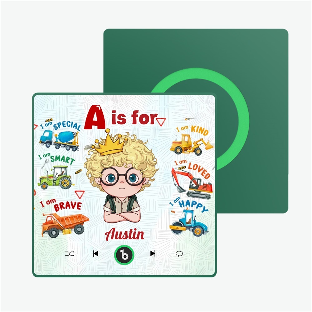 彩色專輯冰箱貼音樂牆貼照片貼紙客製化肖像冰箱貼生日禮物 - PhotoMoonLampTW