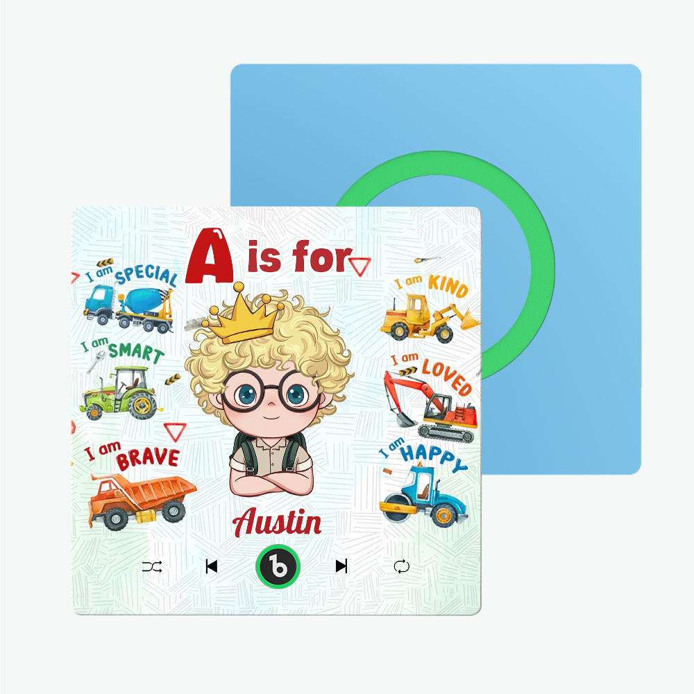 生日禮物 彩色專輯冰箱貼 音樂牆貼 照片貼紙 客製化肖像冰箱貼禮物 - PhotoMoonLampTW