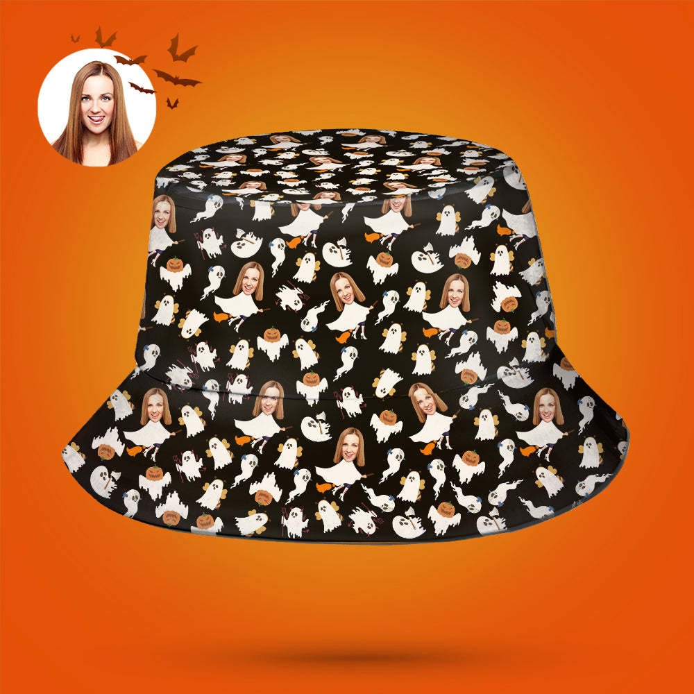 Custom Bucket Hat Unisex Face Bucket Hat Personalized Wide Brim Outdoor Summer Cap Hiking Beach Sports Hats
