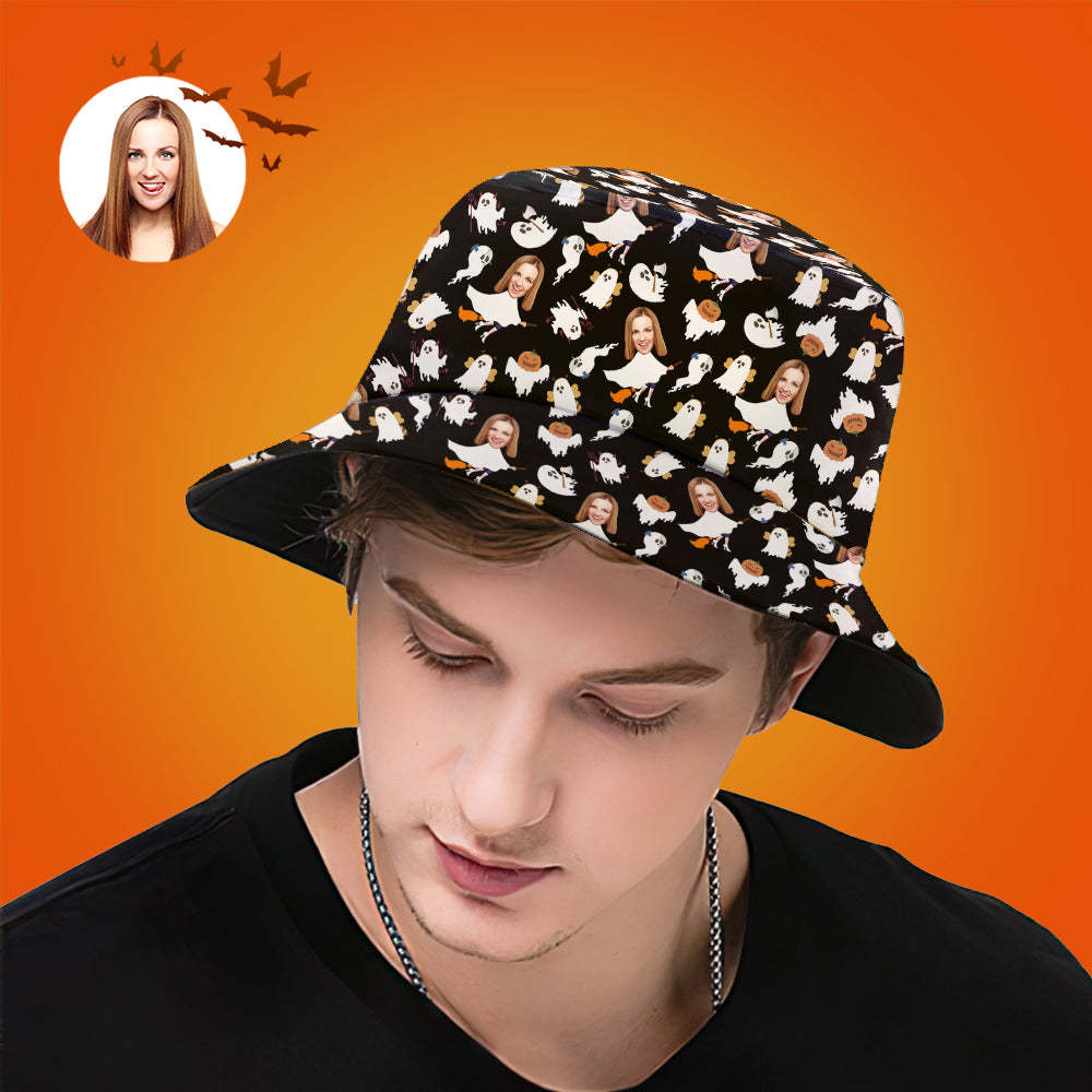 Custom Bucket Hat Unisex Face Bucket Hat Personalized Wide Brim Outdoor Summer Cap Hiking Beach Sports Hats