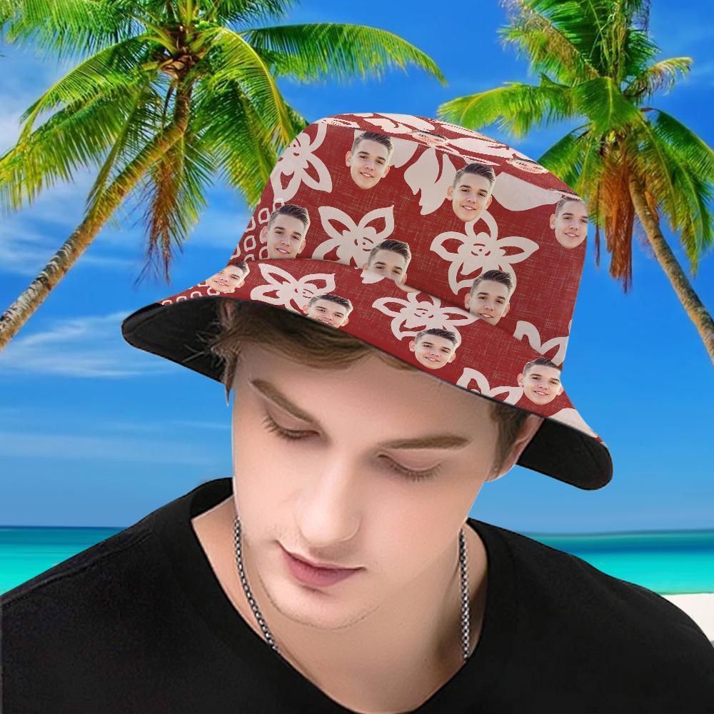Custom Bucket Hat Unisex Face Bucket Hat Personalized Wide Brim Outdoor Summer Cap Hiking Beach Sports Hats