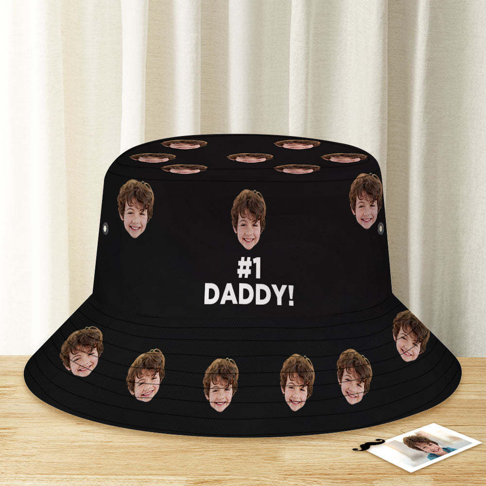 Custom Bucket Hat Unisex Face Bucket Hat Personalized Wide Brim Outdoor Summer Cap Hiking Beach Sports Hats