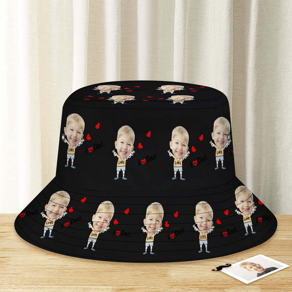 Custom Bucket Hat Unisex Face Bucket Hat Personalized Wide Brim Outdoor Summer Cap Hiking Beach Sports Hats