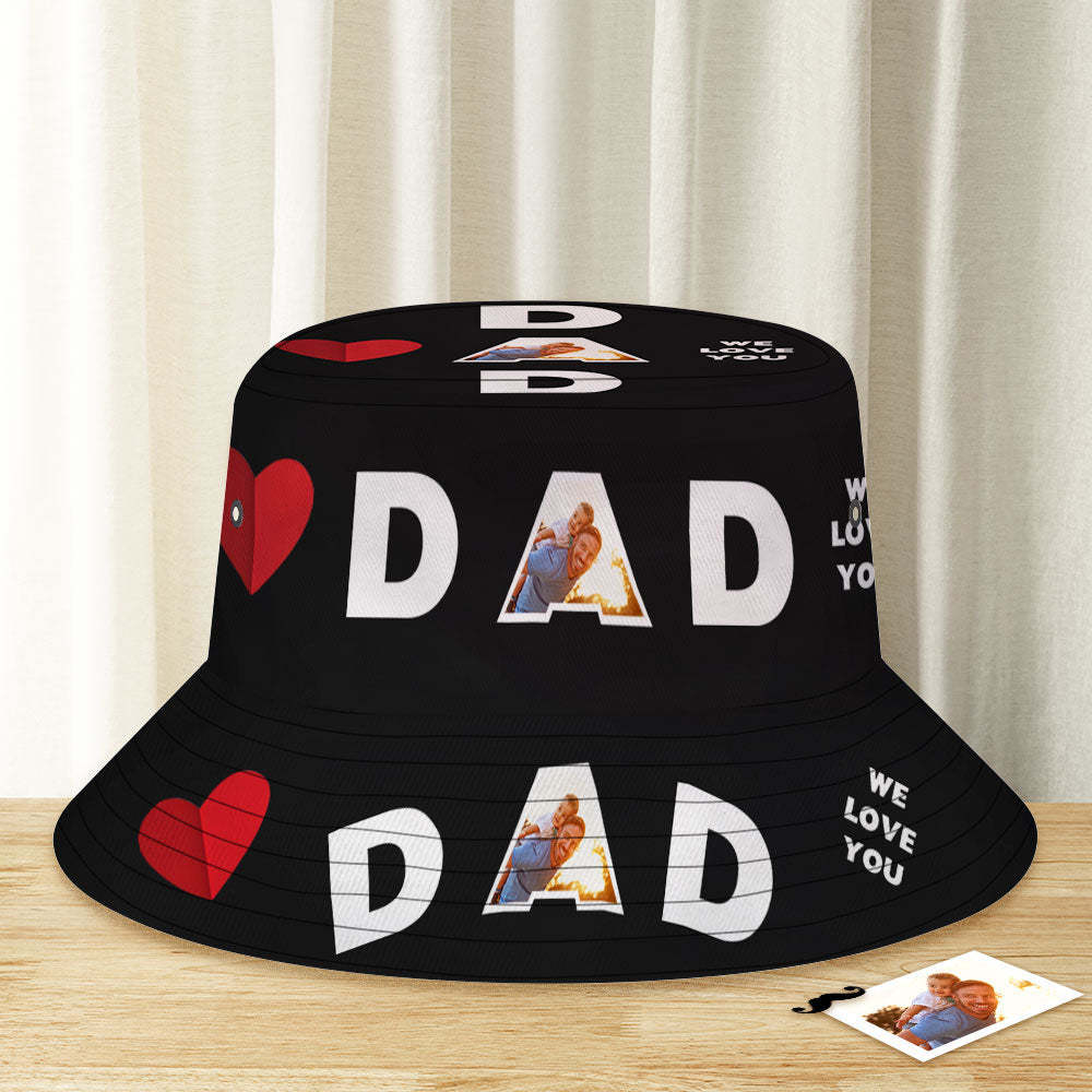 Custom Bucket Hat Unisex Face Bucket Hat Personalized Wide Brim Outdoor Summer Cap Hiking Beach Sports Hats