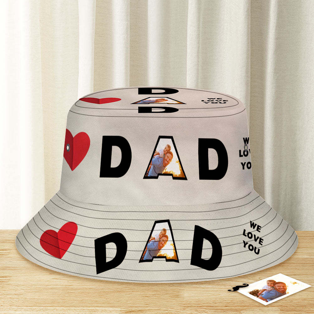 Custom Bucket Hat Unisex Face Bucket Hat Personalized Wide Brim Outdoor Summer Cap Hiking Beach Sports Hats