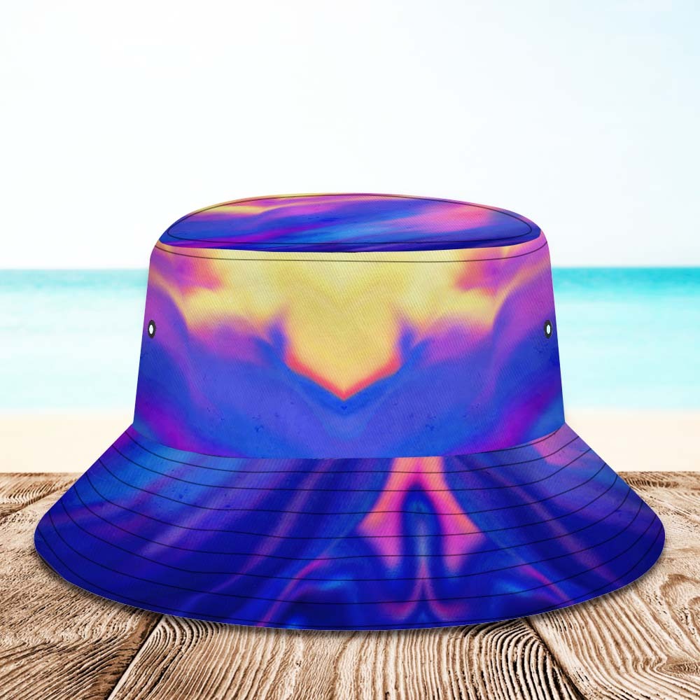 Custom Bucket Hat Unisex Face Bucket Hat Personalized Wide Brim Outdoor Summer Cap Hiking Beach Sports Hats