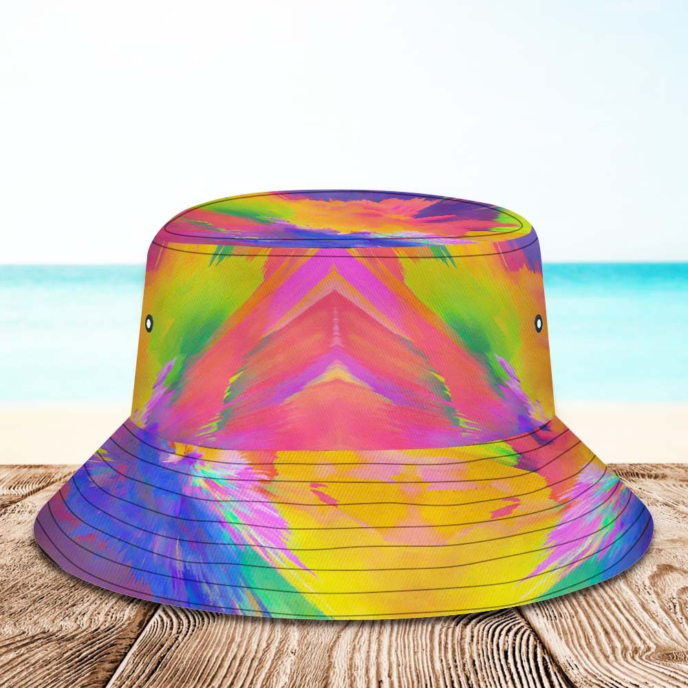 Custom Bucket Hat Unisex Face Bucket Hat Personalized Wide Brim Outdoor Summer Cap Hiking Beach Sports Hats