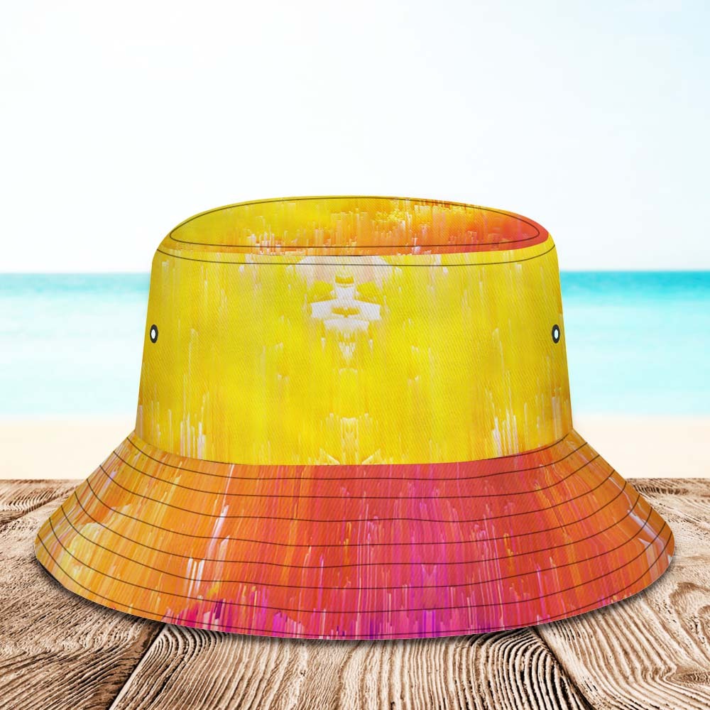 Custom Bucket Hat Unisex Face Bucket Hat Personalized Wide Brim Outdoor Summer Cap Hiking Beach Sports Hats