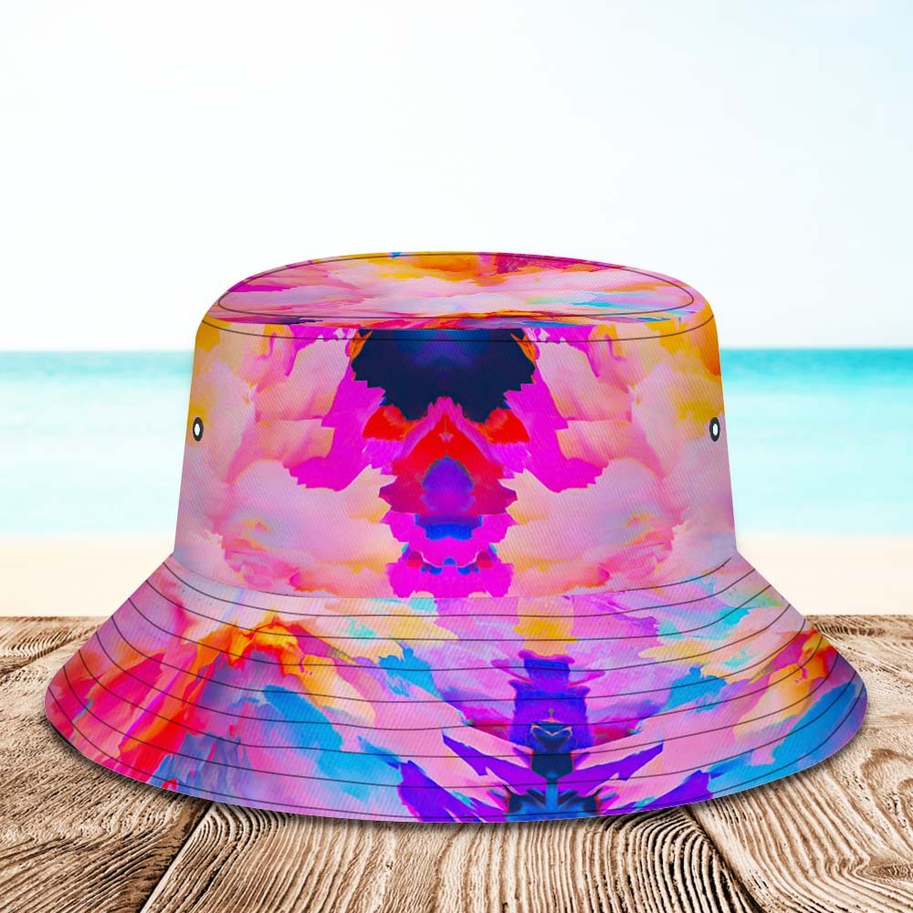 Custom Bucket Hat Unisex Face Bucket Hat Personalized Wide Brim Outdoor Summer Cap Hiking Beach Sports Hats