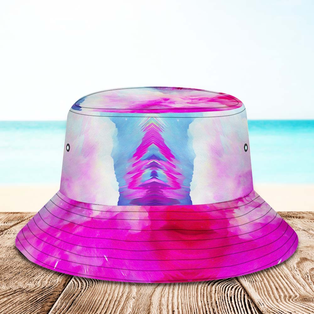 Custom Bucket Hat Unisex Face Bucket Hat Personalized Wide Brim Outdoor Summer Cap Hiking Beach Sports Hats