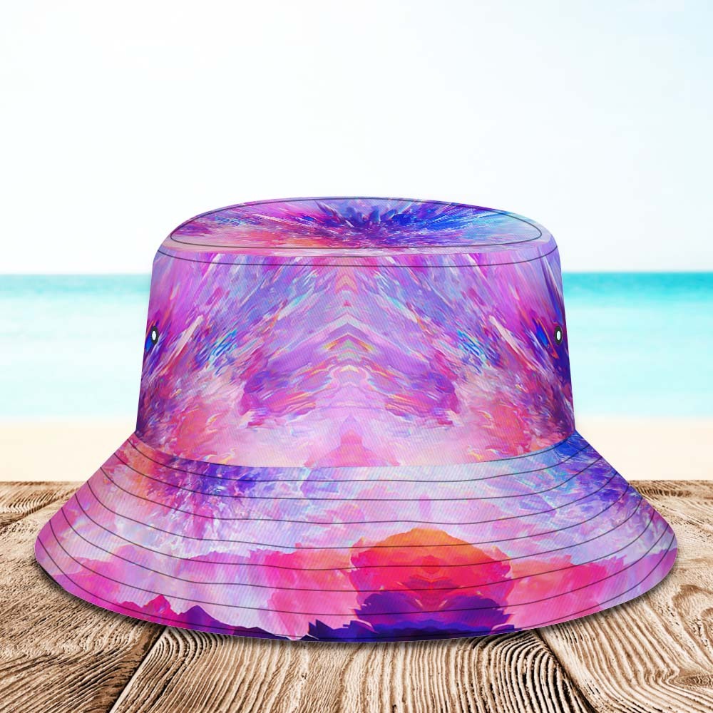 Custom Bucket Hat Unisex Face Bucket Hat Personalized Wide Brim Outdoor Summer Cap Hiking Beach Sports Hats